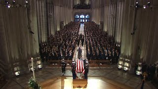 Funeral of former President George H W Bush [upl. by Nilkoorb535]