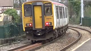 Treforest train station train going to Barry Island [upl. by Wyatan]