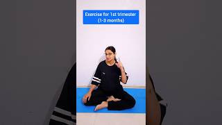 exercise for 1st trimester pregnany yoga health ytshorts [upl. by Marcello923]