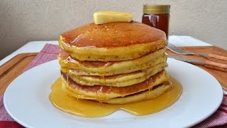 How to Make American Pancakes  Easy Homemade Pancake Recipe from Scratch [upl. by Pouncey]