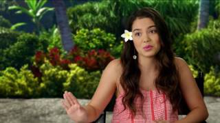 Moana On Set Interview  Aulii Cravalho [upl. by Ponce]