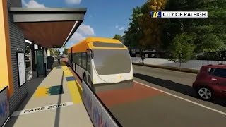 Raleigh City Council visits New Bern Avenue Bus Rapid Transit corridor to better understand changes [upl. by Asilak]