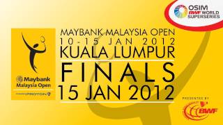 Finals  2012 Maybank Malaysia Open [upl. by Anwad]