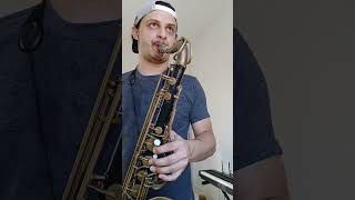 Intro de quotAos pés da cruzquotKleber Lucas saxgospel saxtenor saxophone saxcover 2000s [upl. by Rexer]