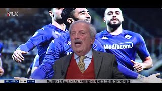 Milan Frosinone 3 1 con Tiziano Crudeli e Matteo Mosconi [upl. by Linoel258]