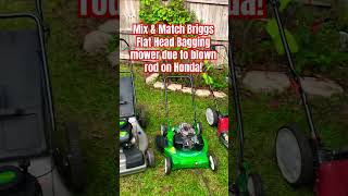 Saving Power Equipment from the landfills through Mix amp Match Deck combos mower inflation [upl. by Namya]