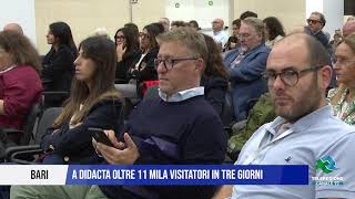 19 OTTOBRE 2024 BARI A DIDACTA OLTRE 11 MILA VISITATORI IN TRE GIORNI [upl. by Meece989]