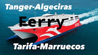 Como es un ferry por dentroFerris de Algeciras o Tarifa a Marruecos Tánger FRSConoce el interior [upl. by Nimzaj]