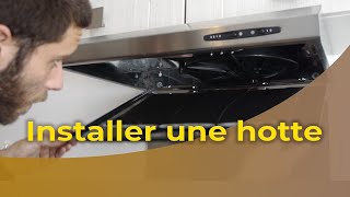 Installer une hotte sur un meuble de cuisine [upl. by Rola]