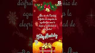 Feliz Navidad Mensaje de Navidad para Familia y Amigos Felicitaciones de navidad [upl. by Merete]