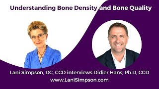 Bone Quality amp Bone Density  Interview with Didier Hans PhD MBA [upl. by Lynea]