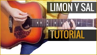 Como tocar Limon y sal  Julieta Venegas en guitarra  Tutorial [upl. by Tresa849]