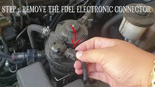 How to resetremove fuel indicatorfuel light WARNING in TOYOTA Diesel [upl. by Htepsle]