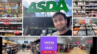 ASDA Grocery Shopping in London 🇬🇧  Grocery Prices in UK  internationalstudents uk [upl. by Hervey]