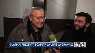 SLATINA PREZENTA SCAZUTA LA URNE LA ORA 07 00 [upl. by Rohpotsirhc]