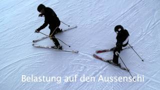 Skifahren lernen  der Pflugbogen [upl. by Althea2]