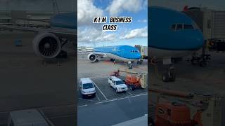 KLM Business Class Experience KLM businessclass travel [upl. by Laehcimaj]