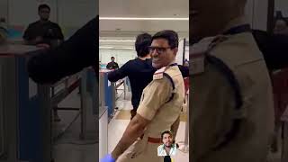 bollywood Ibrahim Qaderi shahrukhkahn airport [upl. by Rovert124]