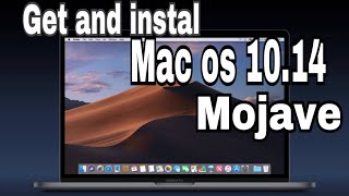 Get and instal macOs 1014 MOJAVE [upl. by Hatch419]