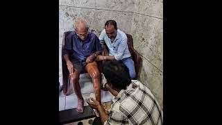 knee fracture part 2 Amanullah bone setters best treatment here 👌 full famous in Mysore [upl. by Beth]