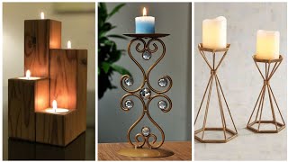 stylish and pretty candle stand ideascandles decorations ideas [upl. by Yeuh604]