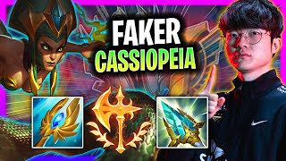 FAKER BRINGS BACK CASSIOPEIA  T1 Faker Plays Cassiopeia Mid vs Zeri Season 2024 [upl. by Eylhsa]