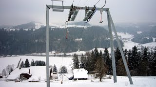 Skilift Netschbühl Eggiwil BE 7 Januar 2009 [upl. by Ahsinyd582]