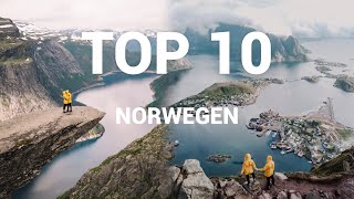 TOP 10 ORTE NORWEGEN ∙ komplette ROUTE ∙ Reisetipps amp Sehenswürdigkeiten [upl. by Rene]