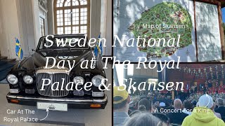 Sweden National Day at The Royal Palace amp Skansen  Sveriges Nationaldagen  Skansen Museet [upl. by Ahtnahc]