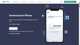 How to Use Download amp Install Grammarly for iPhone  Erase You Mistake Automatically [upl. by Alastair]