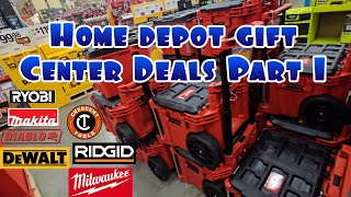 Home Depot Gift Center Deals Part 1 [upl. by Eicart]