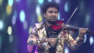 AR rahman  Super singer 6  violin my Whatsapp Status [upl. by Nalaf66]