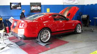 2011 800 HP Shelby GT500 Super Snake dyno [upl. by Eibmab]