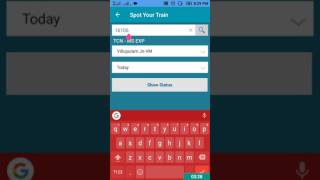 How to know the train running status using NTES railway app [upl. by Einahpetse886]