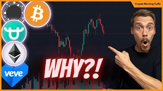 URGENT WHY IS CRYPTO GOING DOWN  ALTCOIN ECOMI and VEVE NEWS [upl. by Kalmick249]