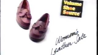 Volume Shoe Source  Commercial  Doesnt it Feel Good to Pay Less  Leather 1993 [upl. by Dewayne]