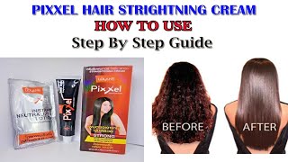 Pixxel Hair Straightening Cream। দশ হাজার টাকার রিবন্ডিং করুন ঘরেই। AZ use review [upl. by Murage413]