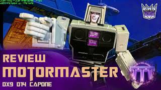 Review DX9 D14 Capone Motormaster  ToyTesterTeo Masterpiece Toy Collection [upl. by Diana]