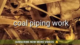 power plant Boiler in side Mechanical Engineer coal piping video part2 [upl. by Albion]