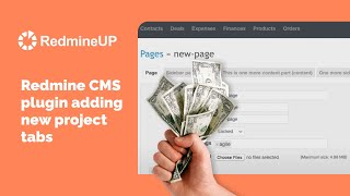 Redmine CMS plugin adding new project tabs [upl. by Nealson]