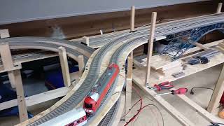 building track modelbaan anlage H0 part 92 c rails trix [upl. by Bari]