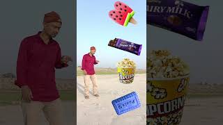 ParleG biscuit to icecream catbury Popcorn Good day magical video short tranding [upl. by Fenny]