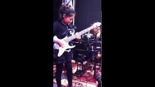 LisaX at NAMM 2016 quotRhode Island Shredquot cover [upl. by Sower]