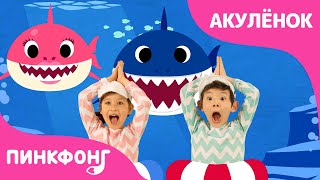 Акулёнок танцы для детей  №1 Baby Shark Dance на русском  Пинкфонг Песни для Детей [upl. by Erroll]