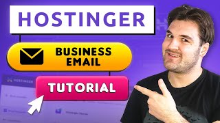 Hostinger Business Email Tutorial How to Create a Business Email Account [upl. by Errecart853]