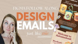 Figma Email Design Tutorial  Design Dissection [upl. by Kcim]