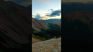 Golden Hour Glory Ouray 100 Sunset shorts trailrunning adventure hiking [upl. by Alleuqahs]