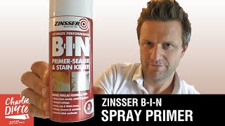 Zinsser BIN Aerosol  the Best Spray Primer for DIYers [upl. by Waterer]