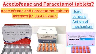 Aceclofenac Paracetamol ip 1000 mg Tablets Uses  Aldigesix SP tablets [upl. by Shorter562]