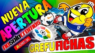 GREFUFICHAS Liga 201617  Nueva SUPER APERTURA Bolsas Grefusa [upl. by Jodoin296]